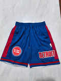 Detroit Pistons shorts